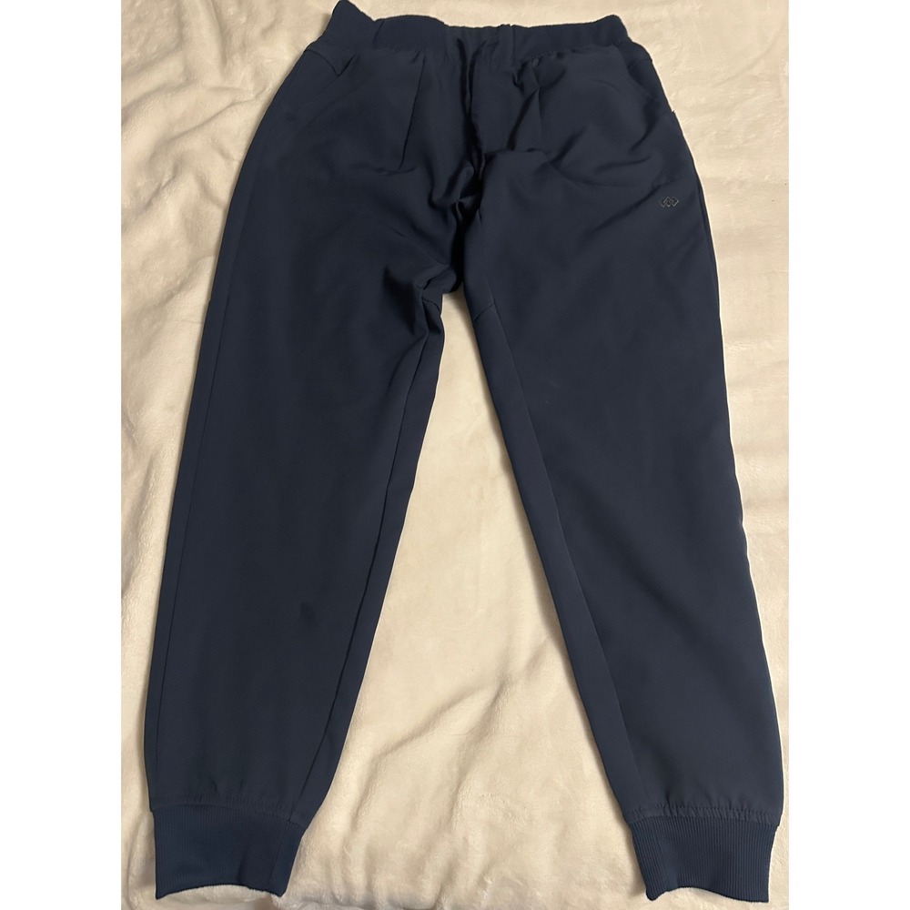 Legends Become Legend Womens M Blue Joggers Athletic Pants Drawstring Pockets